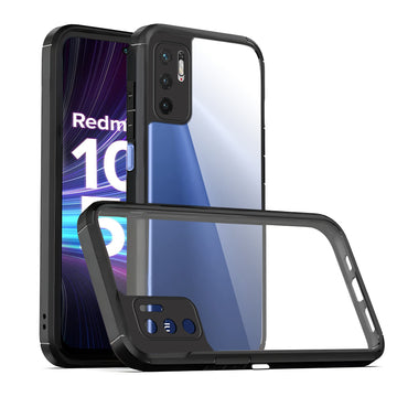 Silicone Border Transparent Back Cover for Redmi Note 10T 5G