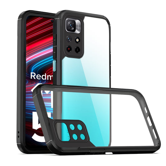 Silicone Border Transparent Back Cover for Redmi Note 11T