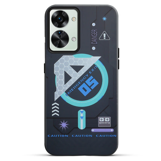 Mechanical Circuit Print Hard Back Cover For OnePlus Nord 2T 5g