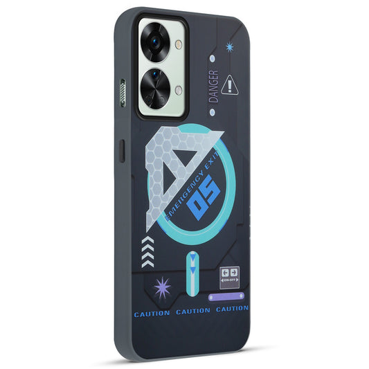 Mechanical Circuit Print Hard Back Cover For OnePlus Nord 2T 5g