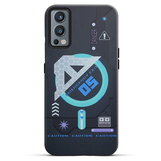 Mechanical Circuit Print Hard Back Cover For OnePlus Nord 2 5G