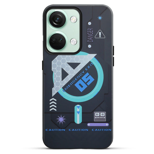 Mechanical Circuit Print Hard Back Cover For OnePlus Nord 3 5G