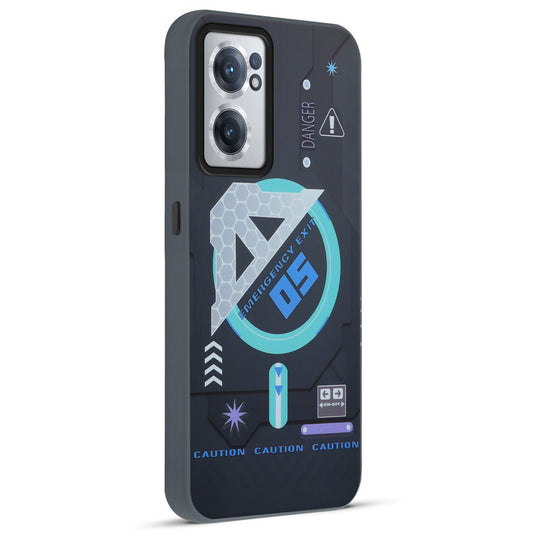 Mechanical Circuit Print Hard Back Cover For OnePlus Nord CE 2 5G