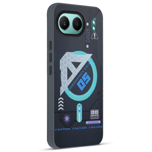 Mechanical Circuit Print Hard Back Cover For OnePlus Nord 4 5G