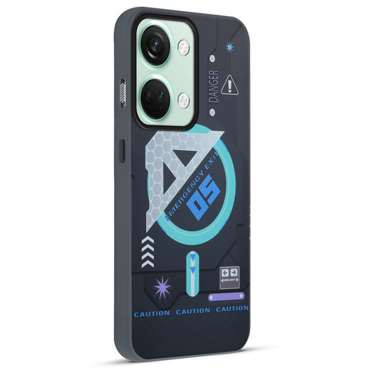 Mechanical Circuit Print Hard Back Cover For OnePlus Nord 3 5G