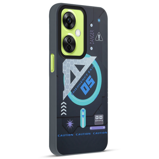 Mechanical Circuit Print Hard Back Cover For OnePlus Nord CE 3 Lite 5G