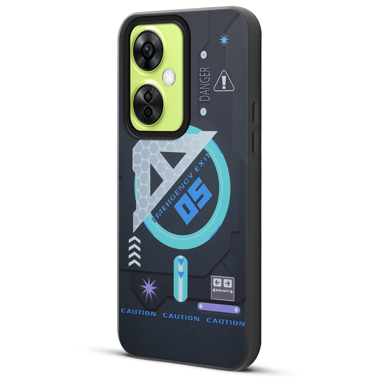 Mechanical Circuit Print Hard Back Cover For OnePlus Nord CE 3 Lite 5G