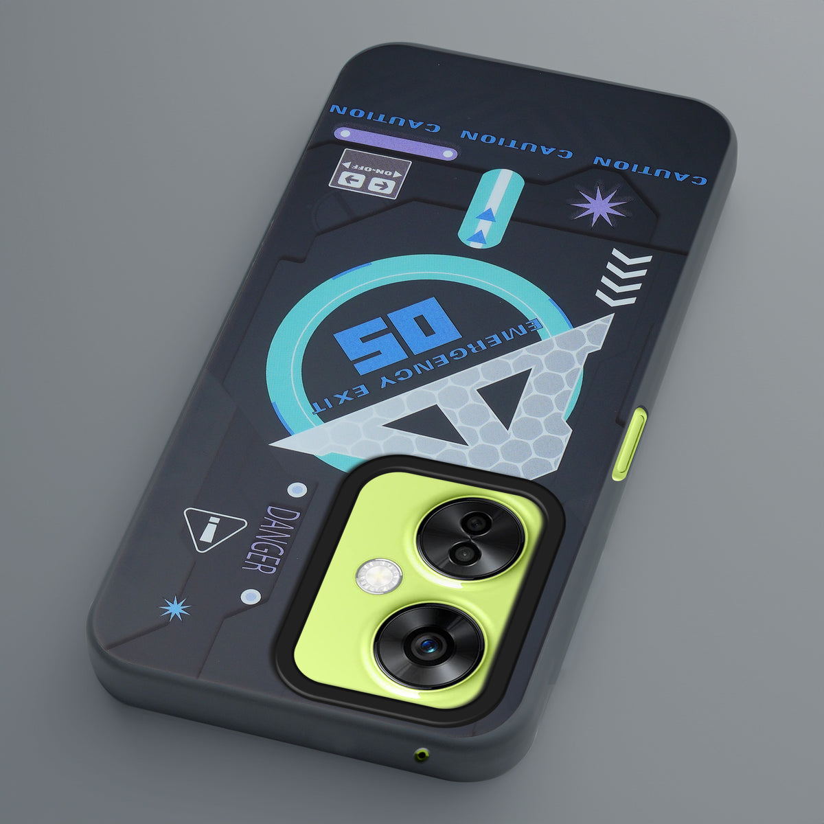 Mechanical Circuit Print Hard Back Cover For OnePlus Nord CE 3 Lite 5G