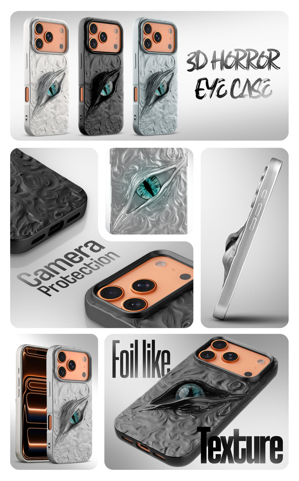Cool & Unique 3D Eye Case Apple iPhone 17 Air