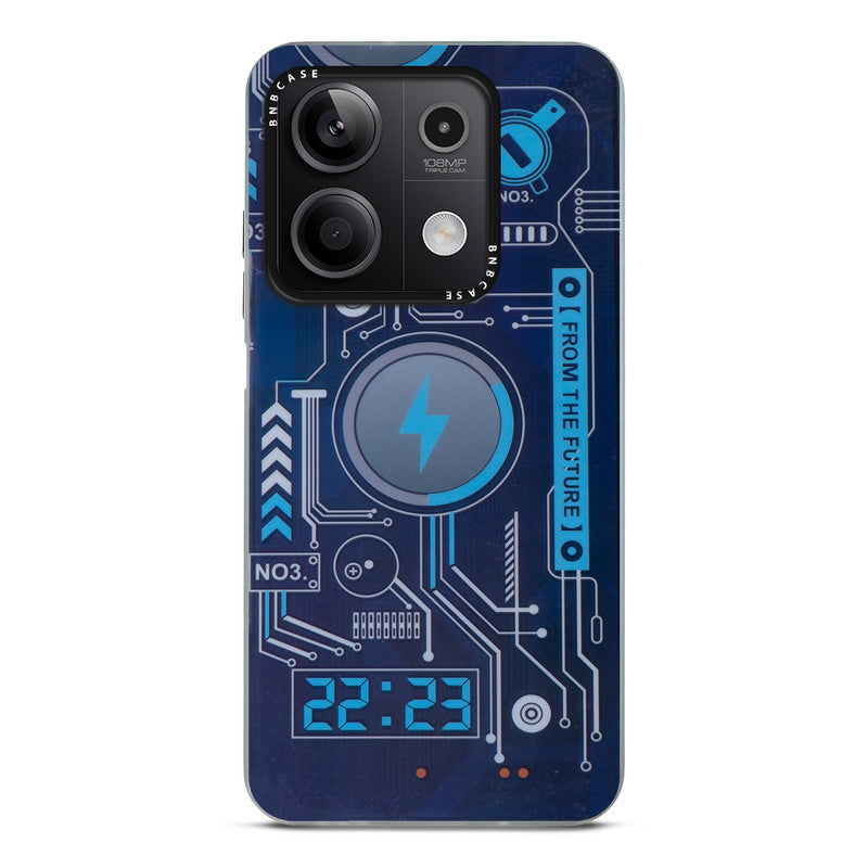 Rainbow Circuit Print Hard Case For Redmi Note 13 5G
