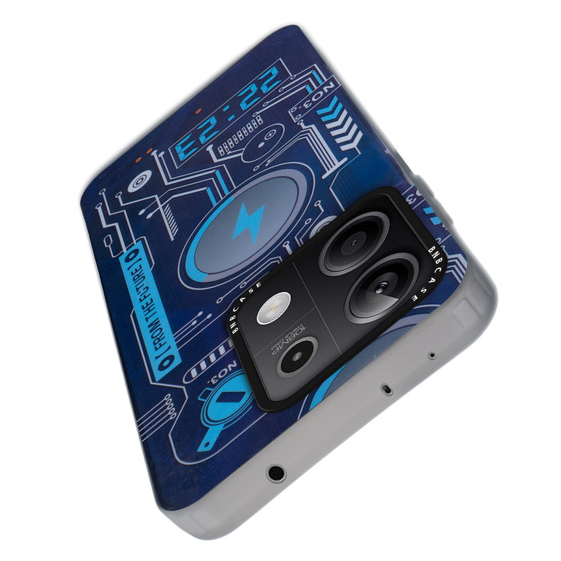 Rainbow Circuit Print Hard Case For Redmi Note 13 5G