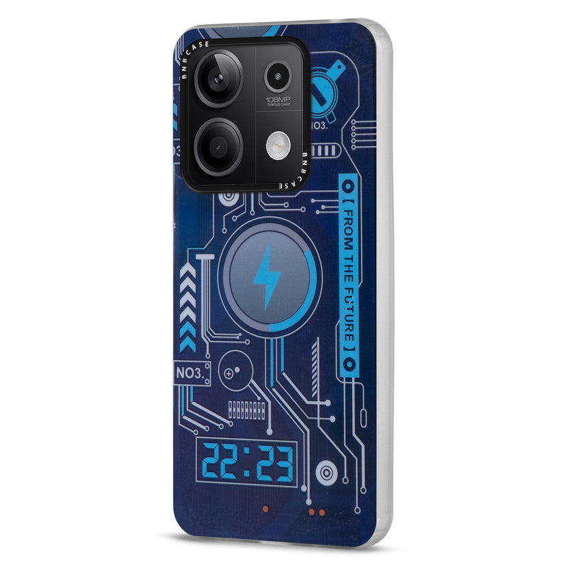 Rainbow Circuit Print Hard Case For Redmi Note 13 5G
