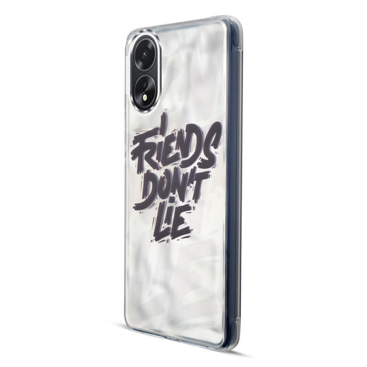 Wrinkle & Artistic Wave Printed Phone Case For Oppo A18