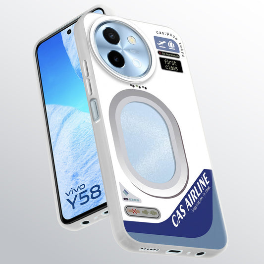 Designer Cover Case with Customizable Transparent Slot for Personalised Photos For Vivo Y58 5G