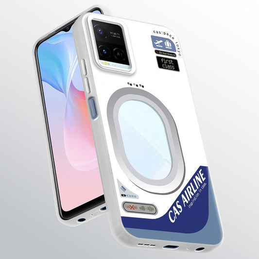 Designer Cover Case with Customizable Transparent Slot for Personalised Photos For Vivo Y21 2021