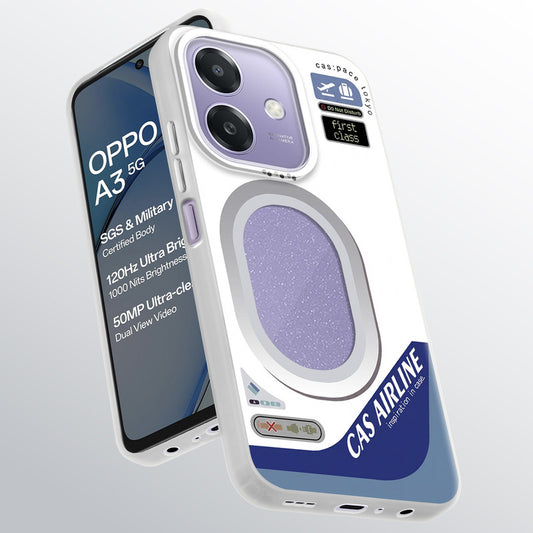 Designer Cover Case with Customizable Transparent Slot for Personalised Photos For Oppo A3 5G
