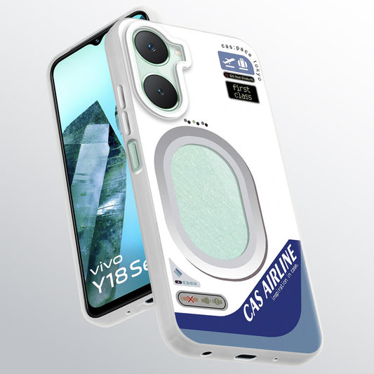 Designer Cover Case with Customizable Transparent Slot for Personalised Photos For Vivo Y18