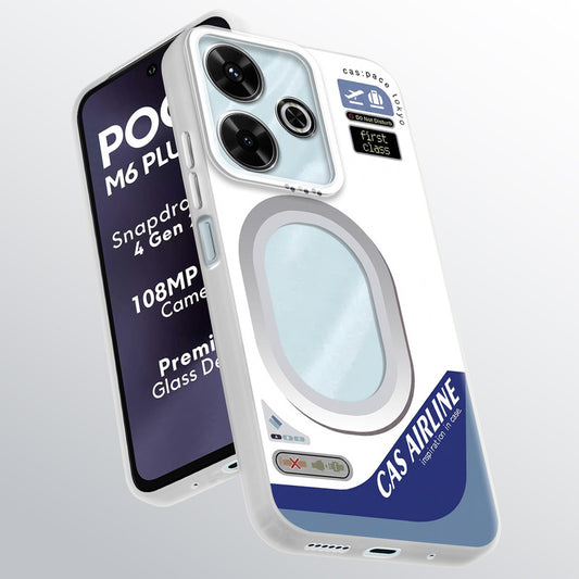 Designer Cover Case with Customizable Transparent Slot for Personalised Photos For Poco M6 Plus 5G
