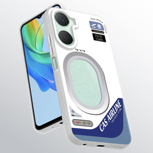 Designer Cover Case with Customizable Transparent Slot for Personalised Photos For Vivo Y18e