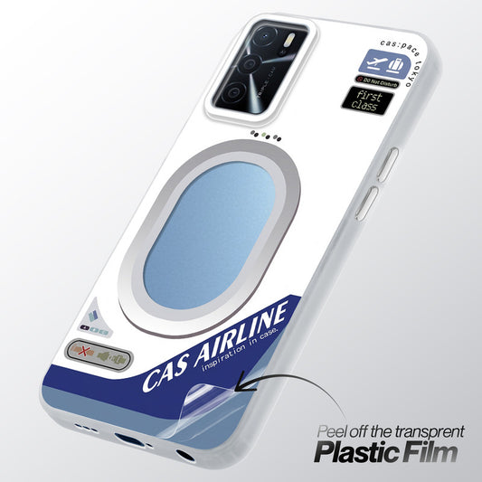 Designer Cover Case with Customizable Transparent Slot for Personalised Photos For Oppo A16