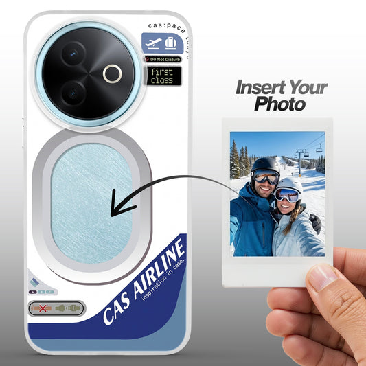 Designer Cover Case with Customizable Transparent Slot for Personalised Photos For Vivo Y39 5G