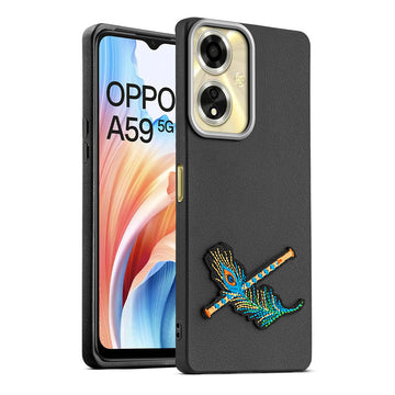 Divine Embroidered Back Case for Oppo A59 5G