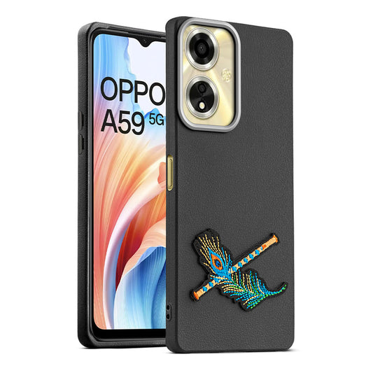 Divine Embroidered Back Case for Oppo A59 5G