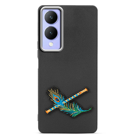 Divine Embroidered Back Case for Vivo Y17s