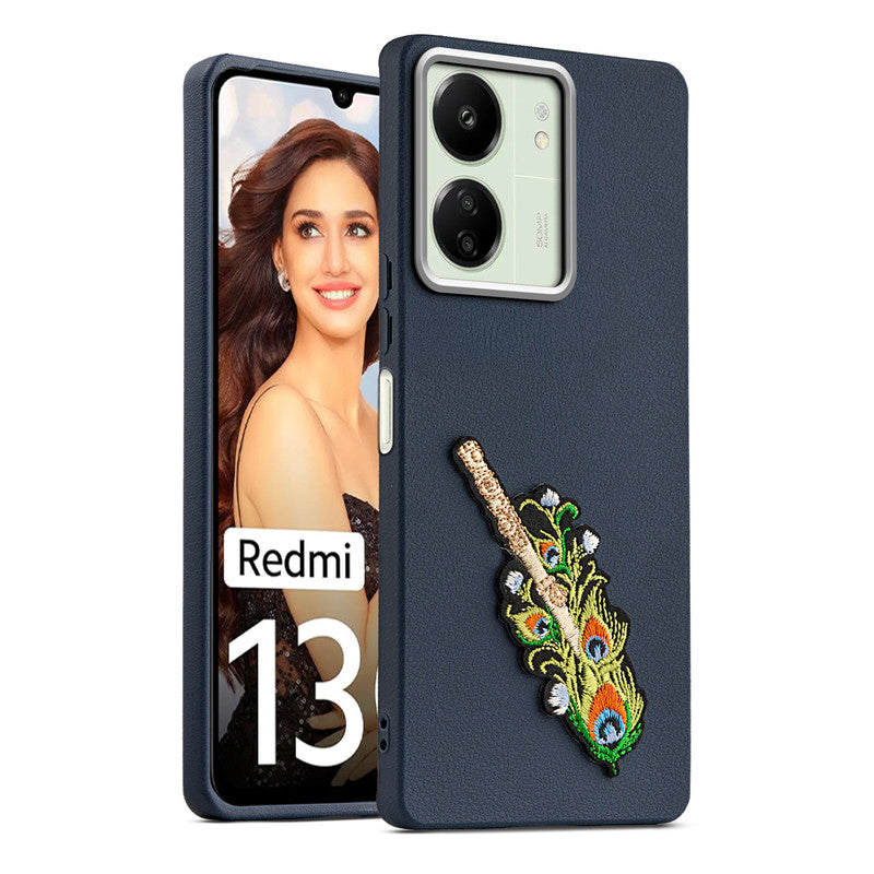 Divine Embroidered Back Case for Redmi 13C 4G