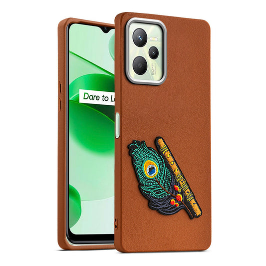 Divine Embroidered Back Case for Realme C35