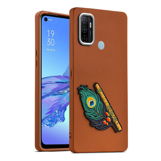 Divine Embroidered Back Case for Oppo A53 4G