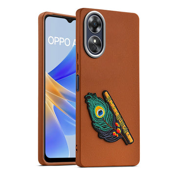 Divine Embroidered Back Case for Oppo A17