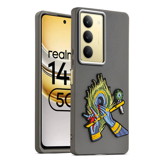 Divine Embroidered Back Case for Realme 14x 5G