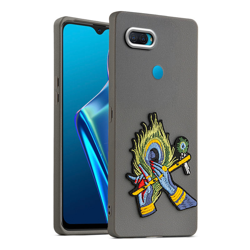 Divine Embroidered Back Case for Oppo A12