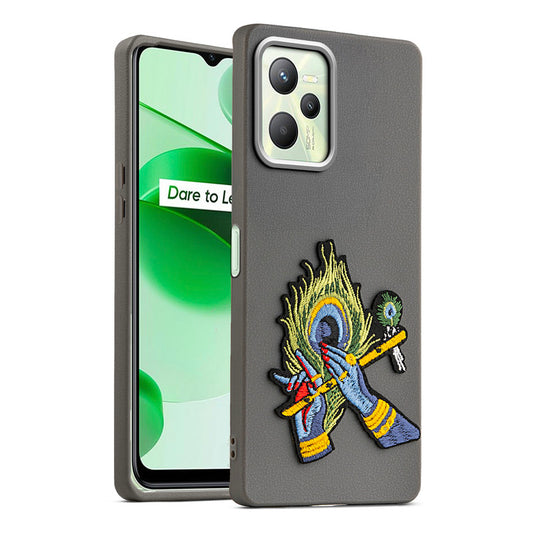 Divine Embroidered Back Case for Realme C35