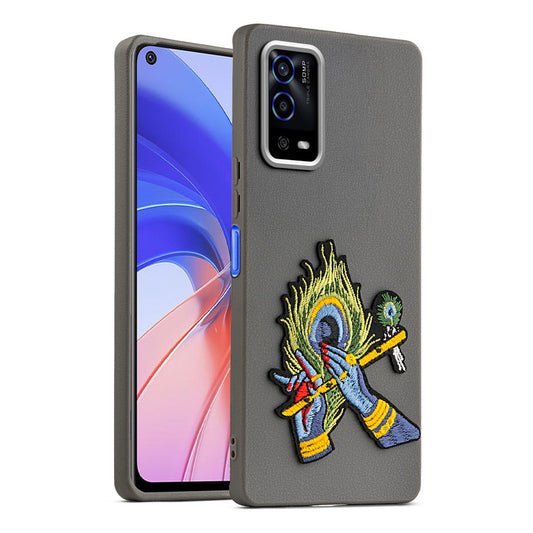Divine Embroidered Back Case for Oppo A55 4G