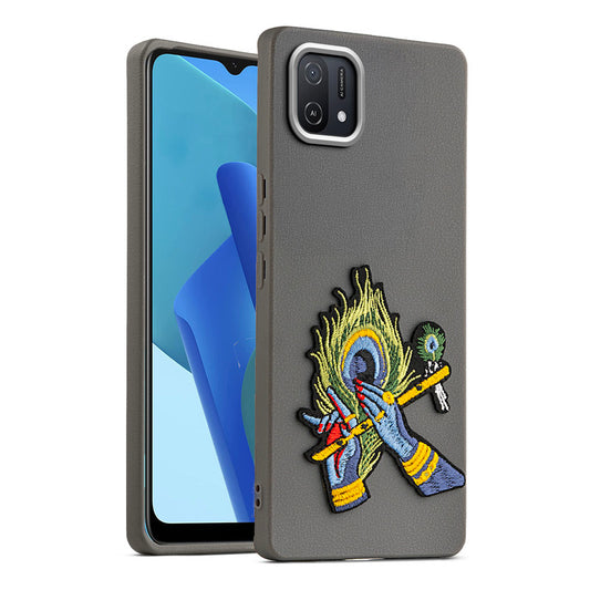 Divine Embroidered Back Case for Oppo A16K