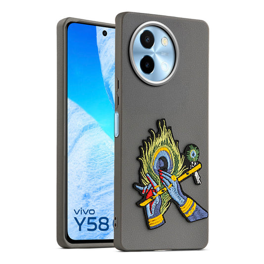 Divine Embroidered Back Case for Vivo Y58 5G