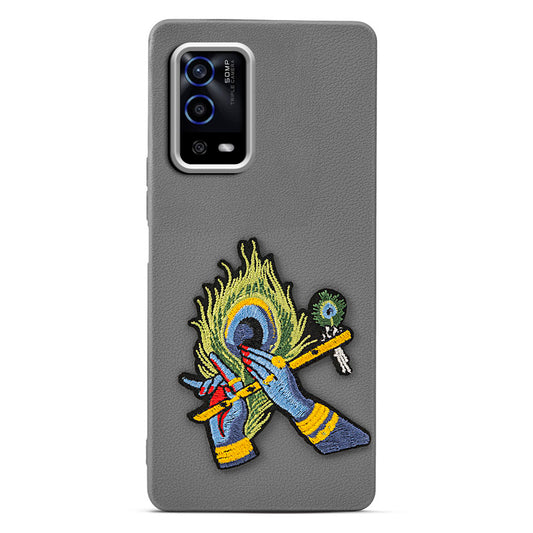 Divine Embroidered Back Case for Oppo A55 4G