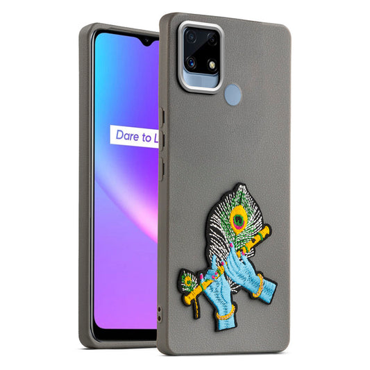 Divine Embroidered Back Case for Realme C25