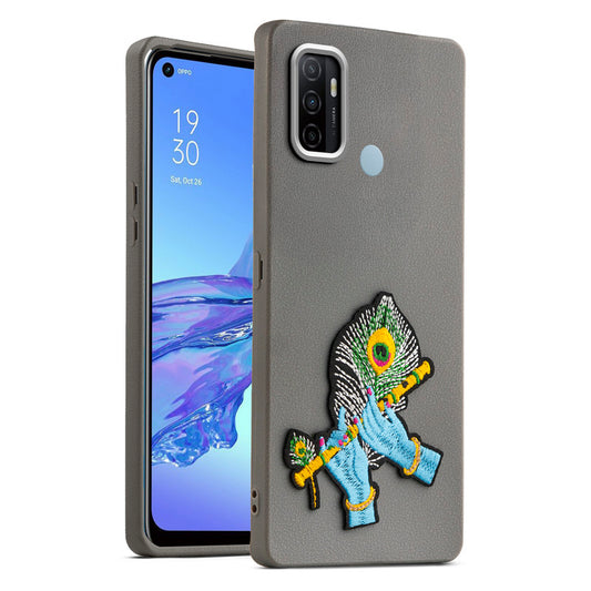 Divine Embroidered Back Case for Oppo A53 4G