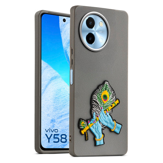 Divine Embroidered Back Case for Vivo Y58 5G