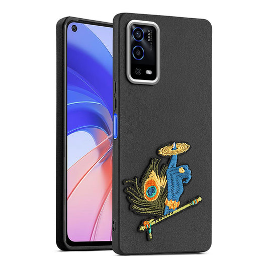 Divine Embroidered Back Case for Oppo A55 4G