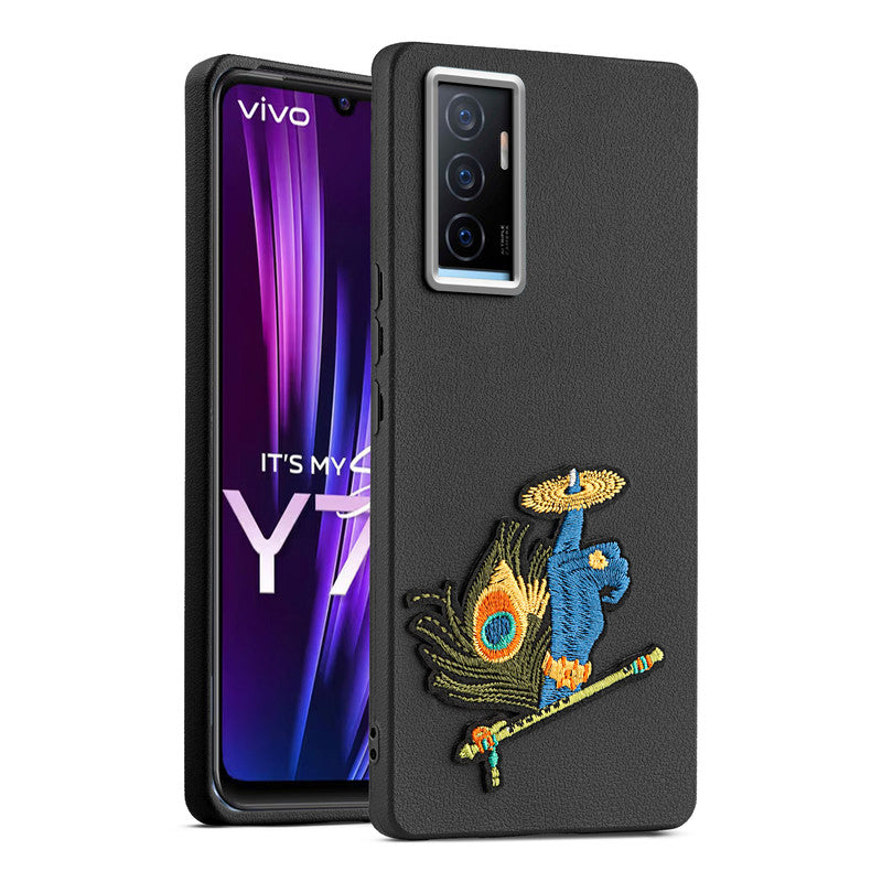 Divine Embroidered Back Case for Vivo Y75 4G