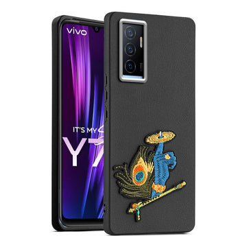 Divine Embroidered Back Case for Vivo Y75 4G