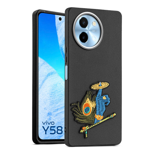 Divine Embroidered Back Case for Vivo Y58 5G
