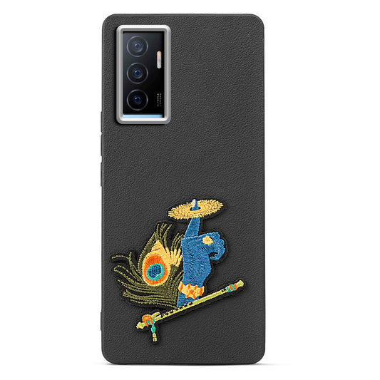 Divine Embroidered Back Case for Vivo Y75 4G