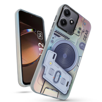 Rainbow Circuit Print Hard Case For Redmi 12 5G