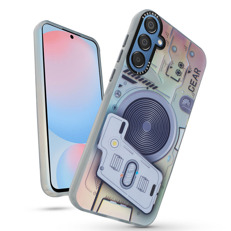 Rainbow Circuit Print Hard Case For Samsung S24 FE 5G