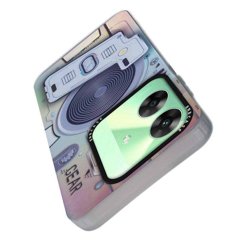 Rainbow Circuit Print Hard Case For Realme C61